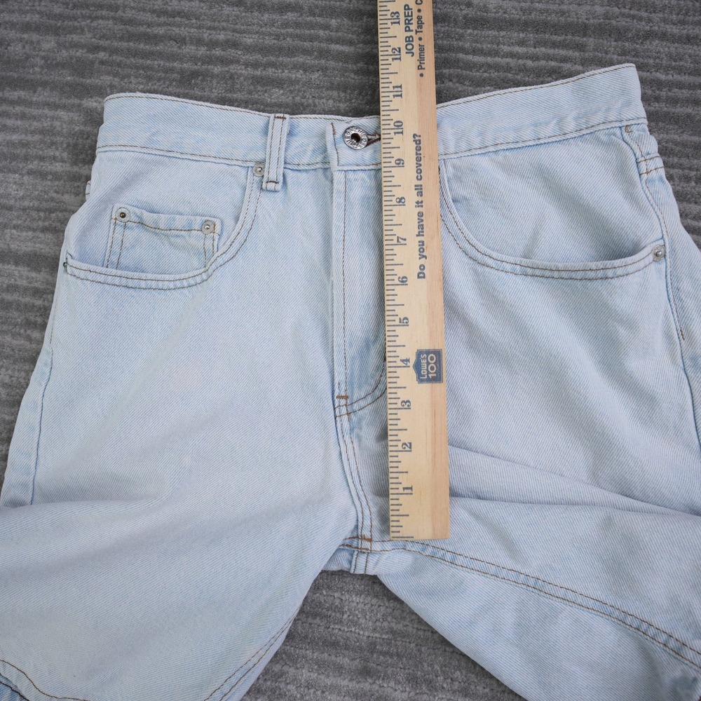 Vintage Gap Easy Fit Denim Shorts Mens 30 (29x9) Light Blue Made in USA Cotton - Picture 5 of 10